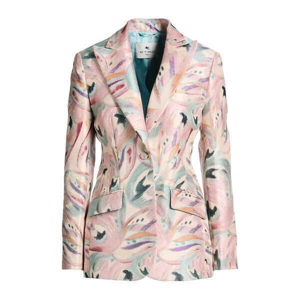 【送料無料】 エトロ レディース ジャケット＆ブルゾン アウター Blazers Pink