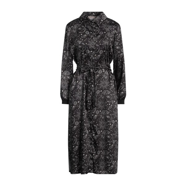【送料無料】 リナシメント レディース ワンピース トップス Midi dresses Black