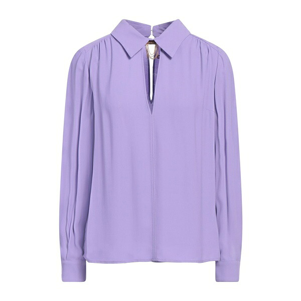 【送料無料】 エリザベスフランキ レディース Tシャツ トップス Tops Purple