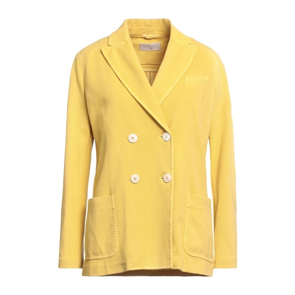 【送料無料】 チルコロ1901 レディース ジャケット＆ブルゾン アウター Blazers Yellow