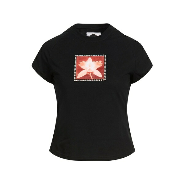 【送料無料】 ミスビヘイブ レディース Tシャツ トップス T-shirts Black