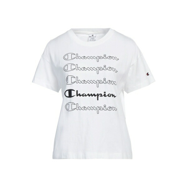 【送料無料】 チャンピオン レディース Tシャツ トップス T-shirts White