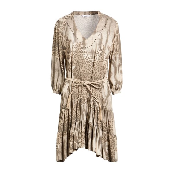【送料無料】 メイソンズ レディース ワンピース トップス Mini dresses Beige｜asty
