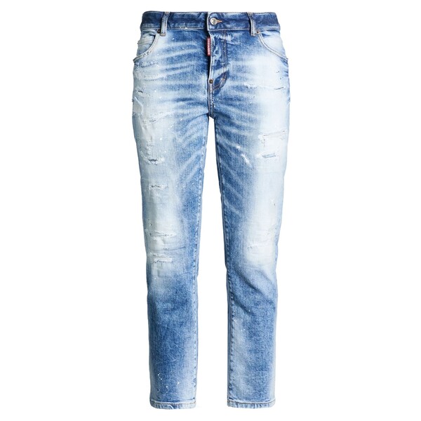 【送料無料】 ディースクエアード レディース デニムパンツ ボトムス Jeans Blue｜asty