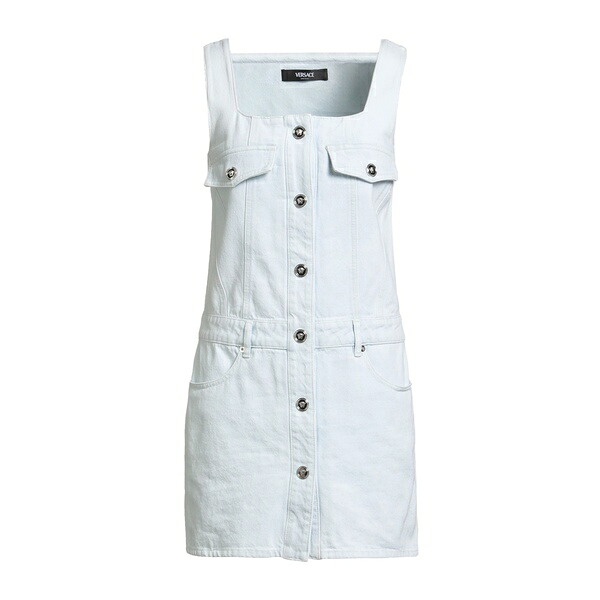 【送料無料】 ヴェルサーチ レディース ワンピース トップス Mini dresses Blue｜asty
