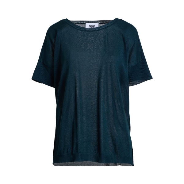 【貨物輸送無料】 アルファス テューディオ レディース 編み物\u0026プルオーバー アウター Sweaters Green セーター-ニット・セーター-レディースファッション