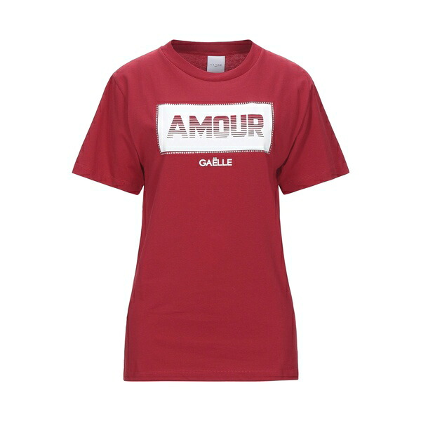 【送料無料】 ガレパリ レディース Tシャツ トップス T-shirts Red
