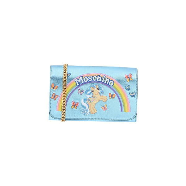 【送料無料】 モスキーノ レディース 財布 アクセサリー Wallets Azure
