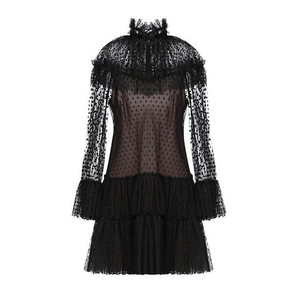 【送料無料】 アルベルタ フェレッティ レディース ワンピース トップス Mini dresses Black