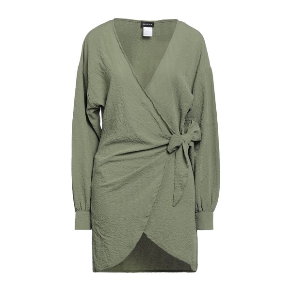 【送料無料】 モエヴァ レディース ワンピース トップス Mini dresses Green