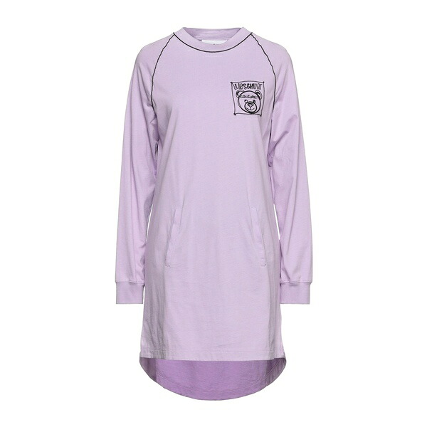 【送料無料】 モスキーノ レディース ワンピース トップス Mini dresses Purple
