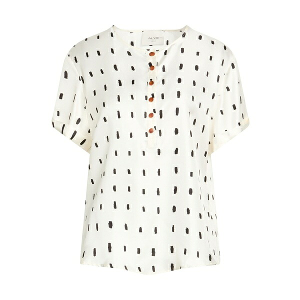 【送料無料】 アリジ レディース Tシャツ トップス Tops White