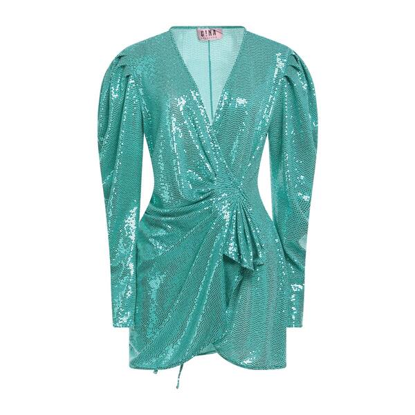 【送料無料】 ジーナ ゴージャス レディース ワンピース トップス Mini dresses Azure