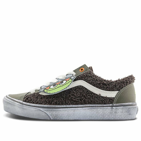 Vans バンズ メンズ スニーカー  【Vans x Sesame Street Style 36 \u0027Brown Olive Green\u0027 VN0A54F6YJ7】  大きさ US_5.5(23.5糎)