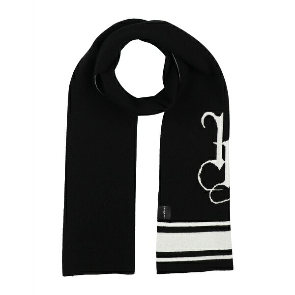 【送料無料】 ジョン リッチモンド メンズ マフラー・ストール・スカーフ アクセサリー Scarves Black