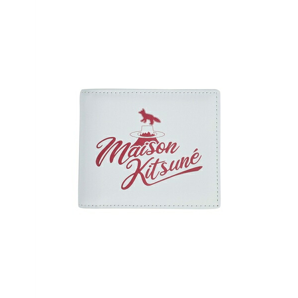 【送料無料】 メゾン キツネ メンズ 財布 アクセサリー Wallets White｜asty 23,288円