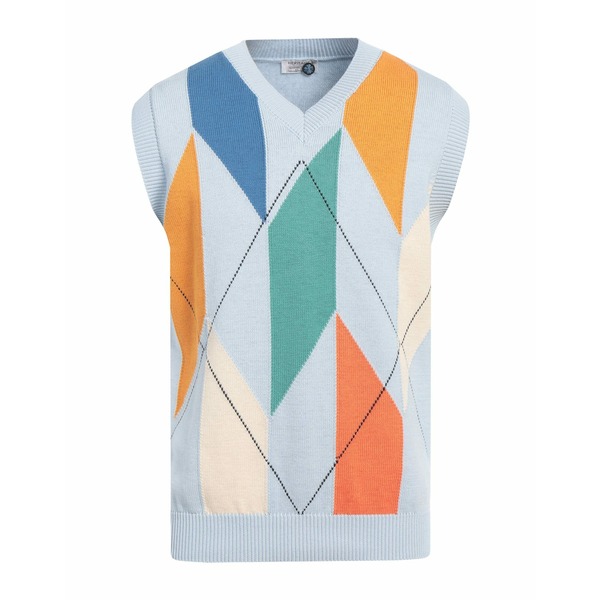 【送料無料】 ヘリテージ メンズ ニット&セーター アウター Sweaters Azure