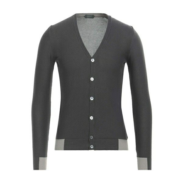 【送料無料】 ザノーネ メンズ カーディガン アウター Cardigans Grey