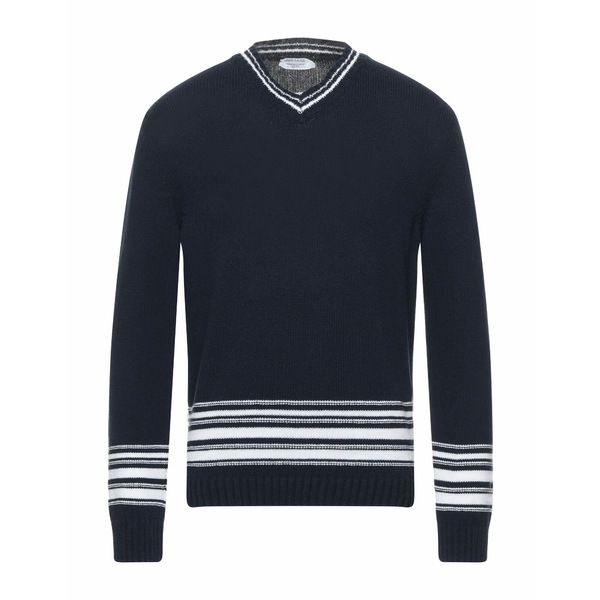 【送料無料】 ヘリテージ メンズ ニット&セーター アウター Sweaters Blue|asty