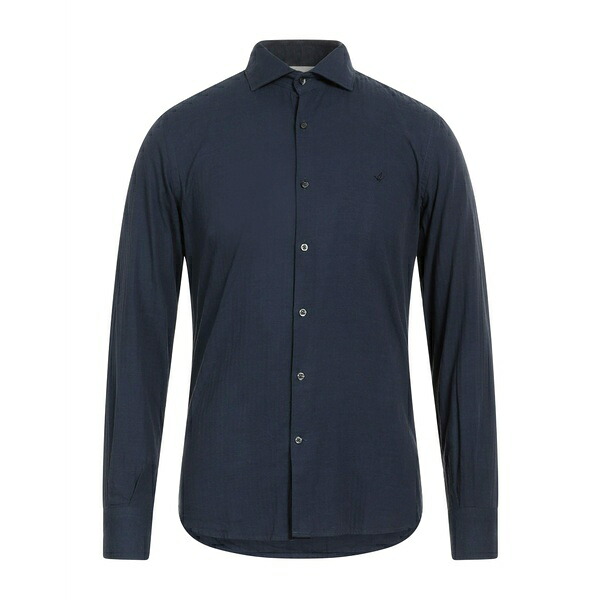 【送料無料】 ブルックスフィールド メンズ シャツ トップス Shirts Blue