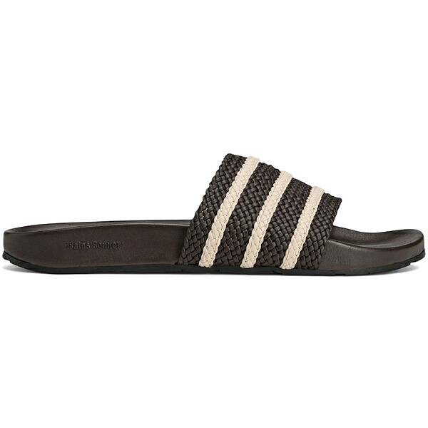 adidas アディダス メンズ スニーカー 【adidas Adilette Slides Wales Bonner Dark Brown】 サイズ US_5(23.0cm) Dark Brown/Wonder White/Dark Brown｜asty