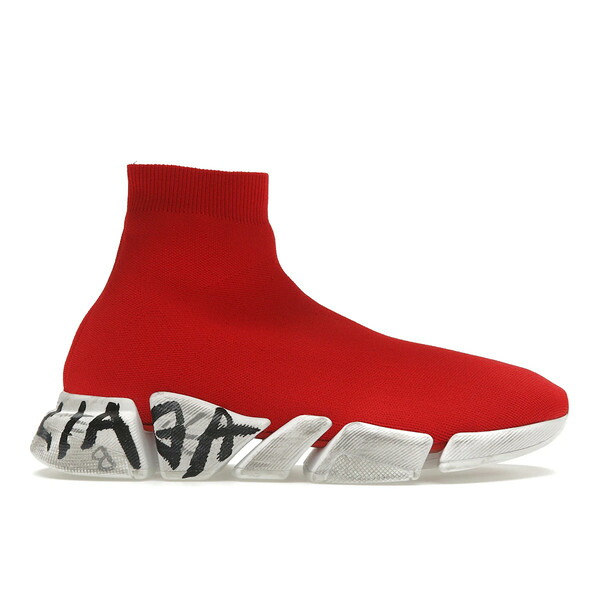 Balenciaga バレンシアガ メンズ スニーカー  【Balenciaga Speed 2.0 Graffiti Red White】  サイズ US_10(28.0cm) Red/White
