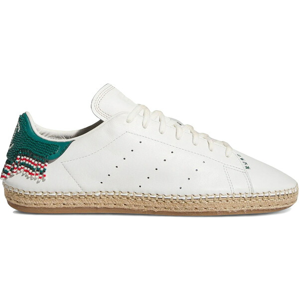 adidas アディダス メンズ スニーカー  【adidas Stan Smith Espadrille CLOT By Edison Chen White Green Beads】  大いさ US_12(30.0糎) White/Green スニーカー-メンズ靴-靴