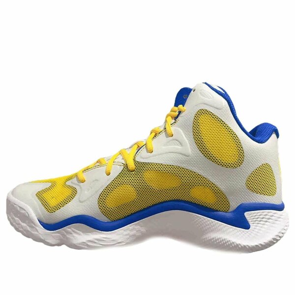 Under Armour アンダーアーマー メンズ スニーカー 【Under Armour Spawn FloTro Basketball Shoes \u0027White Yellow Blue\u0027 3026640-100】  大きさ US_8.5(26.5糎)