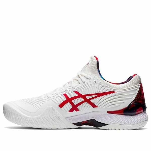 ASICS アシックス メンズ スニーカー  【ASICS Court FF Novak LE \u0027White Classic Red\u0027 1041A202-110】  大きさ US_8.5(26.5糎)