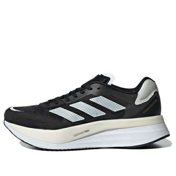 adidas アディダス レディース スニーカー 【(WMNS) adidas Adizero Boston 10 'Black White' H67515】 サイズ US_6.5(23.5cm)|asty