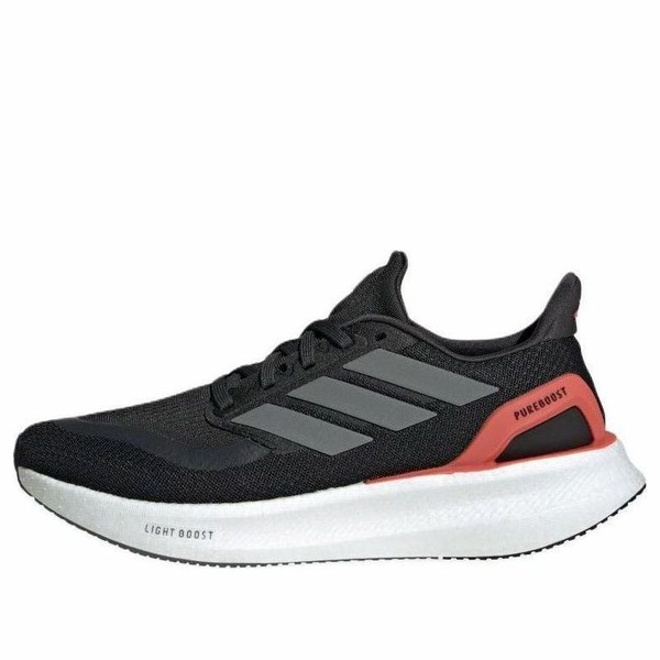 adidas アディダス レディース スニーカー 【(WMNS) adidas Pureboost 5 'Black White Pink' JH6452】 サイズ US_5(22.0cm)｜asty