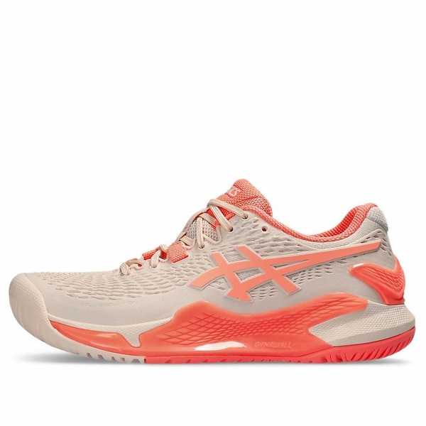 ASICS アシックス レディース スニーカー  【(WMNS) ASICS Gel-Resolution 9 \u0027Pearl Pink Sun Coral\u0027 1042A208-700】  大きさ US_6(23.0糎)
