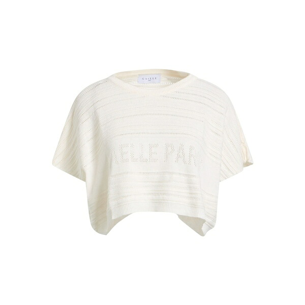 【送料無料】 ガレパリ レディース ニット&セーター アウター Sweaters White