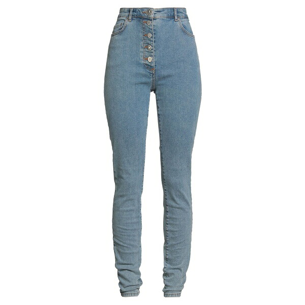 【送料無料】 モスキーノ レディース デニムパンツ ボトムス Jeans Blue