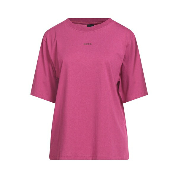 【送料無料】 ボス レディース Tシャツ トップス T-shirts Purple