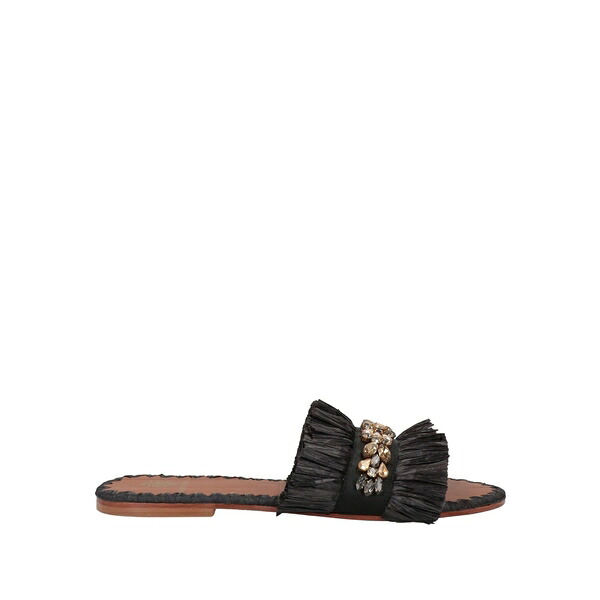 【送料無料】 デ シエナ レディース サンダル シューズ Sandals Black