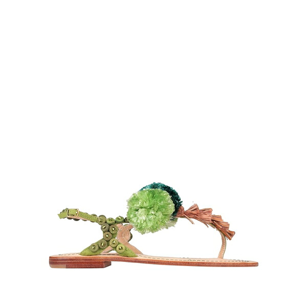 【送料無料】 マリパルミ レディース サンダル シューズ Thong sandals Green