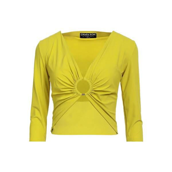 【送料無料】 チアラ・ボニ・プティ・ローブ レディース Tシャツ トップス Tops Yellow|asty