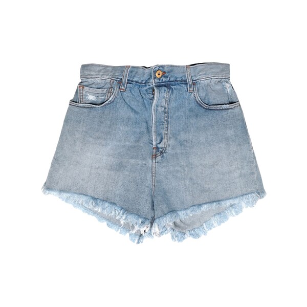 【送料無料】 サイクル レディース デニムパンツ ボトムス Denim shorts Blue｜asty