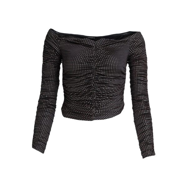 【送料無料】 ピンコ レディース Tシャツ トップス Tops Black