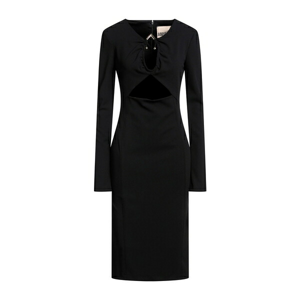 【貨物輸送無料】 アニエバイ レディース 衣装 トップス Midi dresses Black
