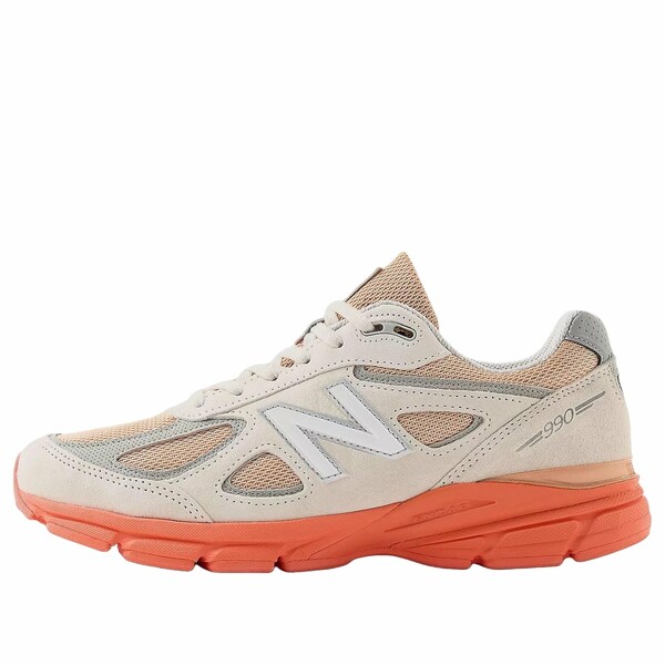 New Balance ニューバランス メンズ スニーカー 【New Balance 990v4 Made in USA 'Moonbeam Tangerine Heat Orange' U990MO4】 サイズ US_12(30.0cm)｜asty