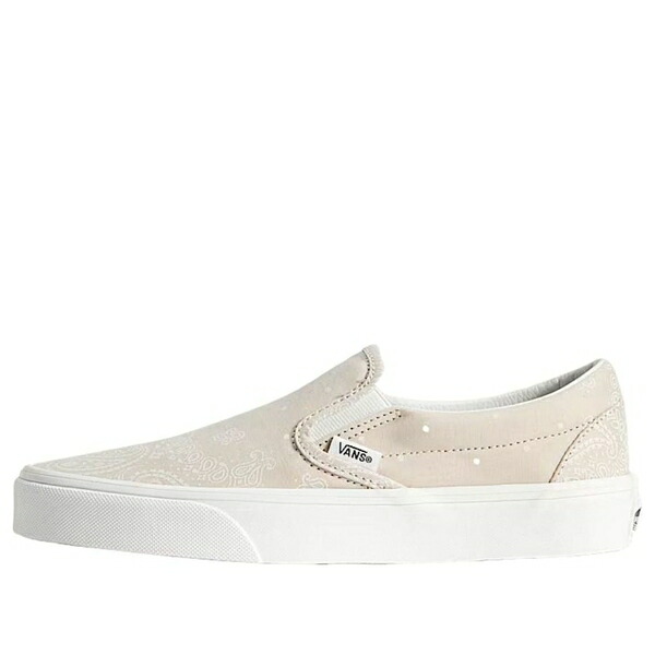 Vans バンズ メンズ スニーカー 【Vans Classic Slip-On 'Oatmeal Beige White' VN000D6YOTM】 サイズ US_7.5(25.5cm)|asty