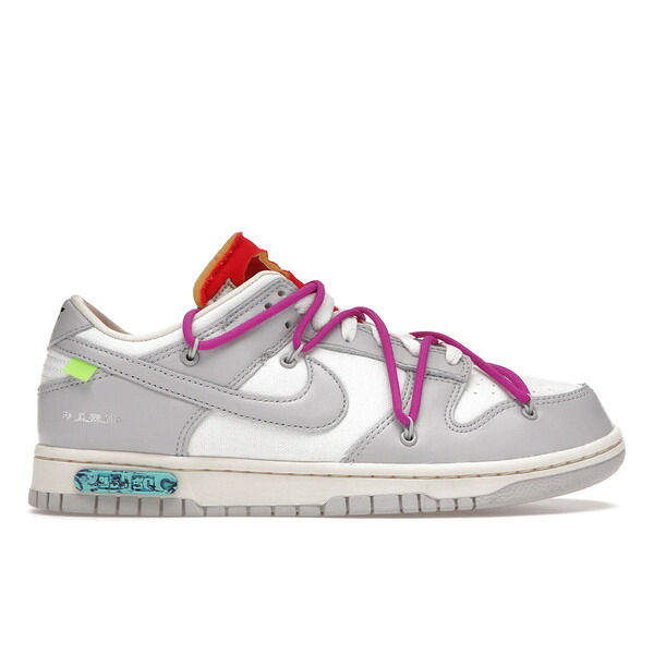Nike ナイキ メンズ スニーカー 【Nike Dunk Low Off-White Lot 45】 サイズ US_5(23.0cm) Sail/Neutral Grey-Magenta|asty