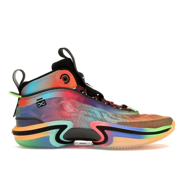 Jordan ジョーダン メンズ スニーカー  【Jordan 36 GC Year of the Tiger Rainbow】  大きさ US_6.5(24.5糎) Black/Flash Crimson-Racer Blue-Aurora Green-Laser Orange