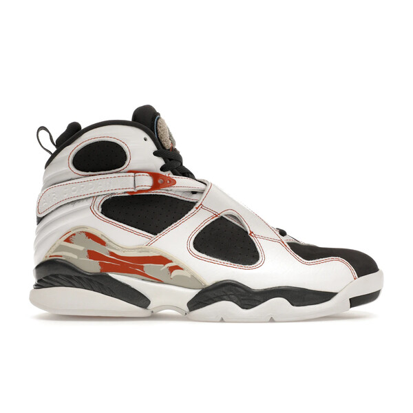 Jordan ジョーダン メンズ スニーカー  【Jordan 8 Retro Black Toe】  大きさ US_9(27.0糎) White/Anthracite-Dark Orange
