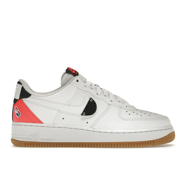 Nike ナイキ メンズ スニーカー 【Nike Air Force 1 Low NBA White Crimson Gum】 サイズ US_9.5(27.5cm) White/Bright Crimson-Black-White|asty