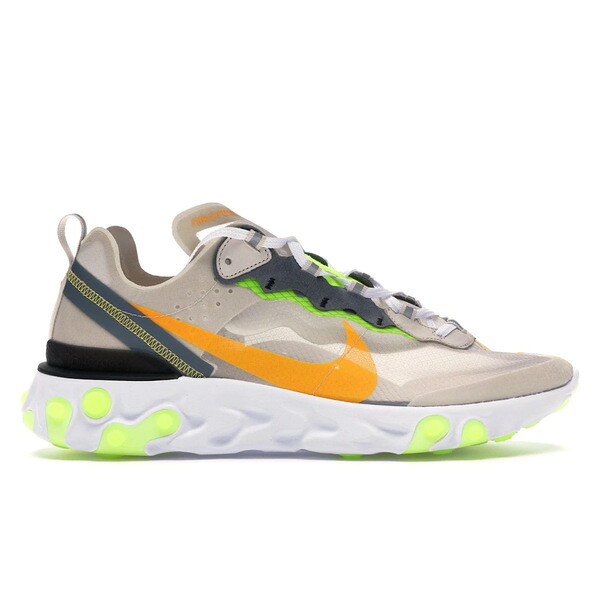 Nike ナイキ メンズ スニーカー  【Nike React Element 87 Light Orewood Brown】  大きさ US_M_15 Light Orewood Brown/Laser Orange-Volt Glow