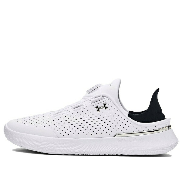 Under Armour アンダーアーマー メンズ スニーカー 【Under Armour SlipSpeed 'White Black' 3027049-101】 サイズ US_5(23.0cm)|asty