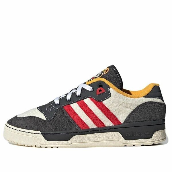 adidas アディダス メンズ スニーカー 【adidas Rivalry Low 'Dark Grey Red' HR0464】 サイズ US_11.5(29.5cm)｜asty